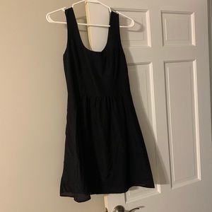 Vineyard vines solid black dobby dress SIZE 4